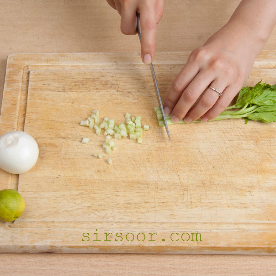 سالاد نخود سیرسور