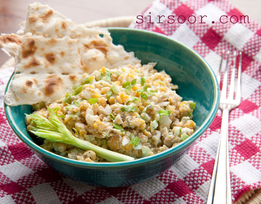 سالاد نخود سیرسور