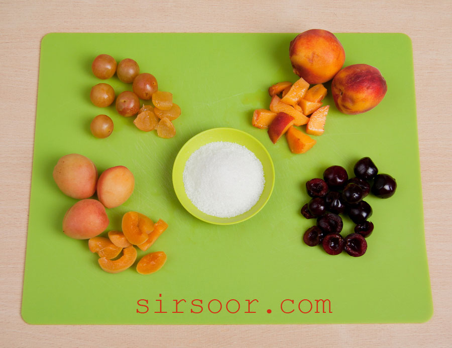 کمپوت میوه سیرسور